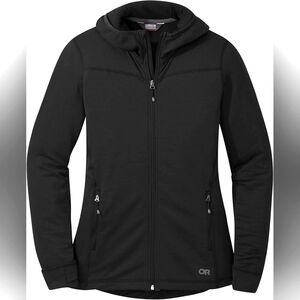 Outdoor Research Vigor Black Hooded Jacket-NWOT